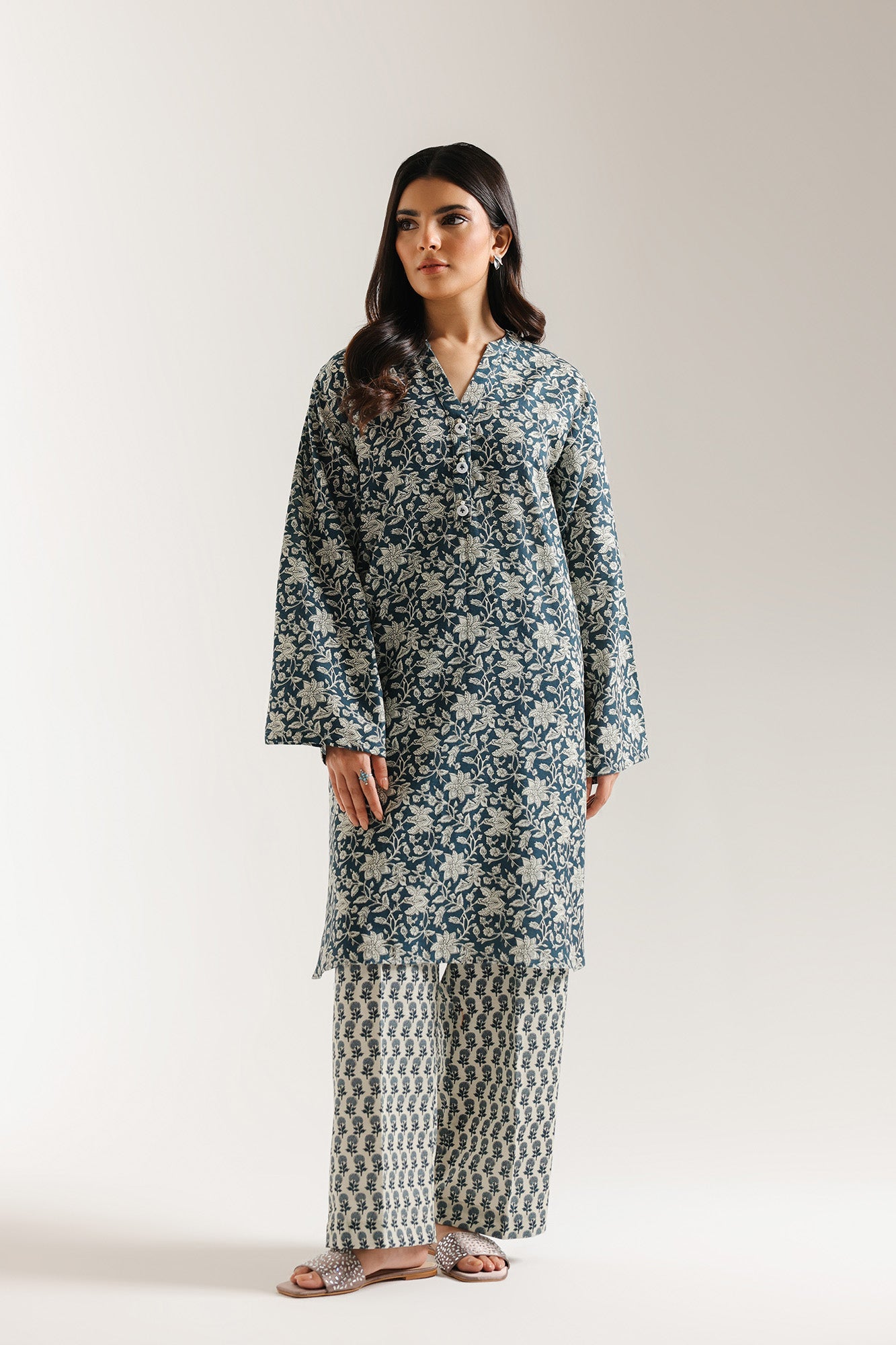PRINTED SUIT (E7107/102/604)