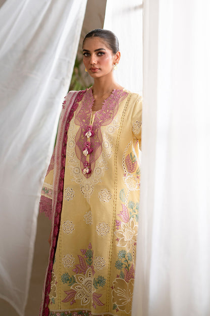 EMBROIDERED LAWN SUIT (E0546/203/110)