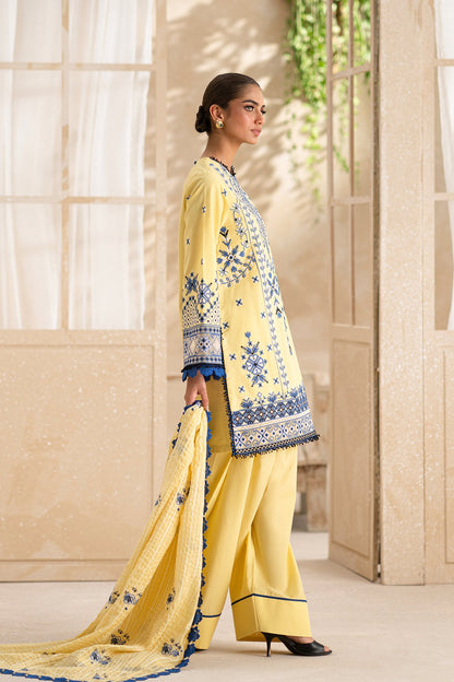 EMBROIDERED LAWN SUIT (E0545/203/110)