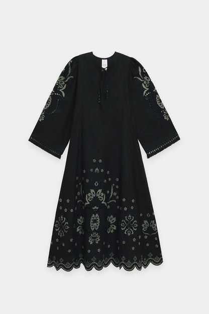 EMBROIDERED DRESS (E0547/101/901)